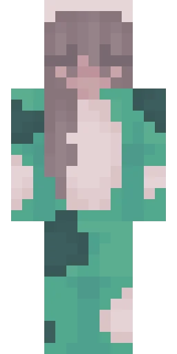 Зелёный скин Майнкрафт — скачать PNG бесплатно
