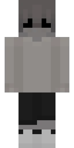 Серый скин Майнкрафт — скачать PNG бесплатно