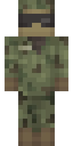 Военный скин Майнкрафт — скачать PNG бесплатно