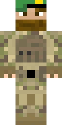 Военный скин Майнкрафт — скачать PNG бесплатно
