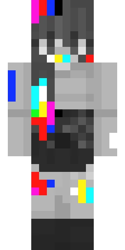 Серый скин Майнкрафт — скачать PNG бесплатно