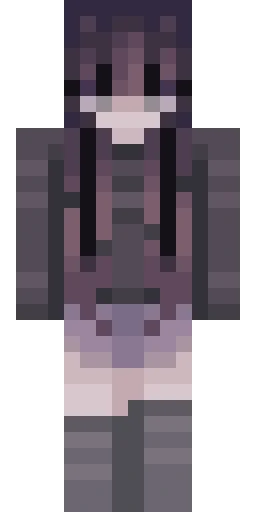 Серый скин Майнкрафт — скачать PNG бесплатно