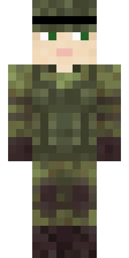 Военный скин Майнкрафт — скачать PNG бесплатно