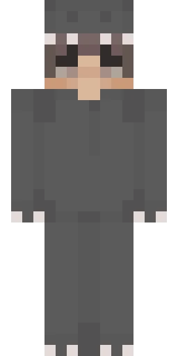 Серый скин Майнкрафт — скачать PNG бесплатно
