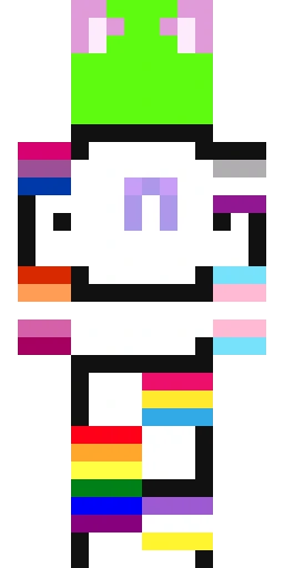 Дрим скин Майнкрафт — скачать PNG бесплатно