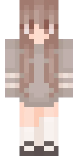 Серый скин Майнкрафт — скачать PNG бесплатно