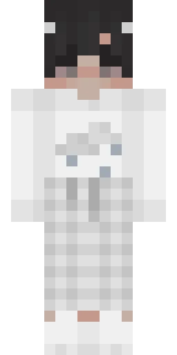 Серый скин Майнкрафт — скачать PNG бесплатно