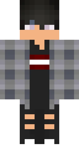 Серый скин Майнкрафт — скачать PNG бесплатно