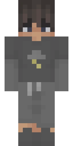 Серый скин Майнкрафт — скачать PNG бесплатно