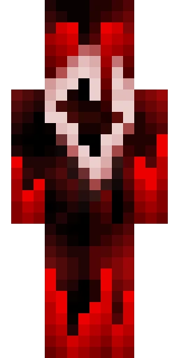 Страшный скин Майнкрафт — скачать PNG бесплатно