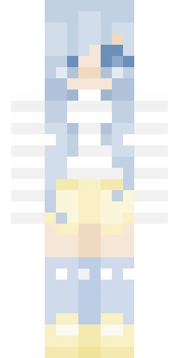 Жёлтый скин Майнкрафт — скачать PNG бесплатно