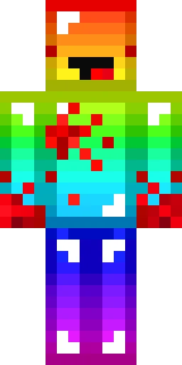 Страшный скин Майнкрафт — скачать PNG бесплатно