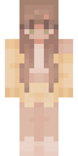 Жёлтый скин Майнкрафт — скачать PNG бесплатно