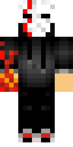Огонь скин Майнкрафт — скачать PNG бесплатно