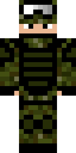 Военный скин Майнкрафт — скачать PNG бесплатно
