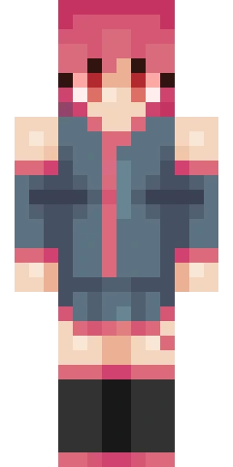 Серый скин Майнкрафт — скачать PNG бесплатно