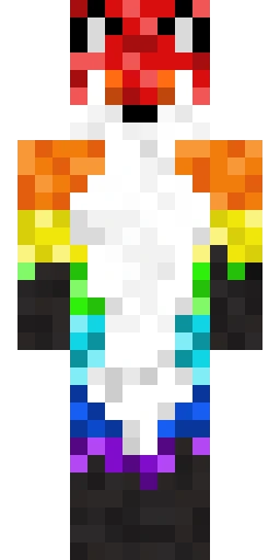 Лиса скин Майнкрафт — скачать PNG бесплатно