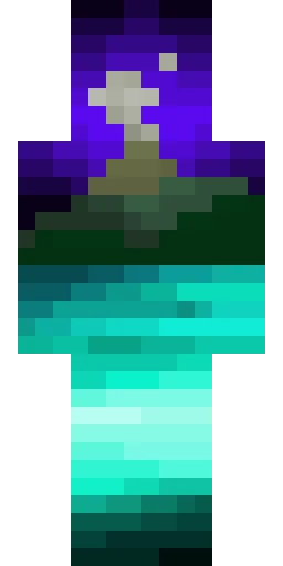 Тёмный скин Майнкрафт — скачать PNG бесплатно
