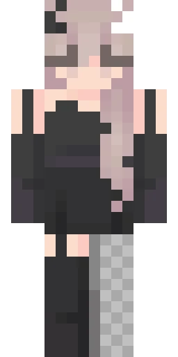 Серый скин Майнкрафт — скачать PNG бесплатно