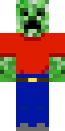Красный скин Майнкрафт — скачать PNG бесплатно