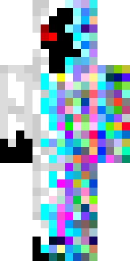 Страшный скин Майнкрафт — скачать PNG бесплатно