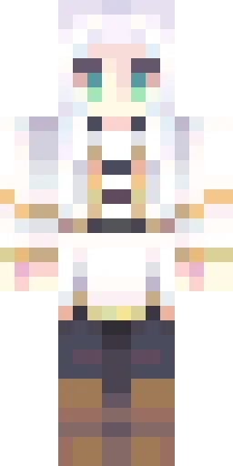 Аниме скин Майнкрафт — скачать PNG бесплатно