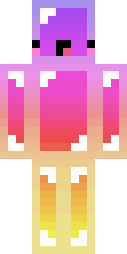 Милый скин Майнкрафт — скачать PNG бесплатно