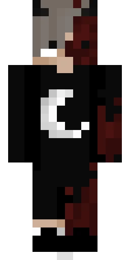 Тёмный скин Майнкрафт — скачать PNG бесплатно
