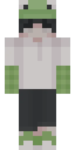 Зелёный скин Майнкрафт — скачать PNG бесплатно