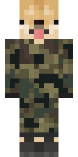 Военный скин Майнкрафт — скачать PNG бесплатно