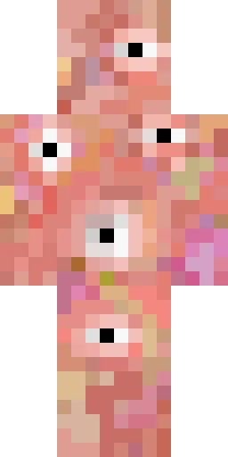 Страшный скин Майнкрафт — скачать PNG бесплатно