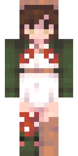 Зелёный скин Майнкрафт — скачать PNG бесплатно