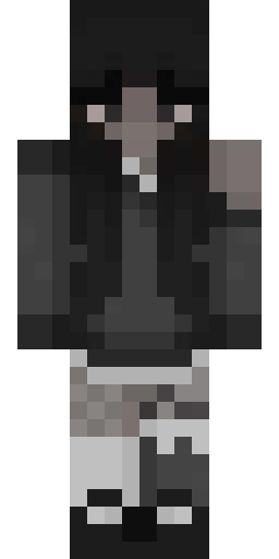 Серый скин Майнкрафт — скачать PNG бесплатно