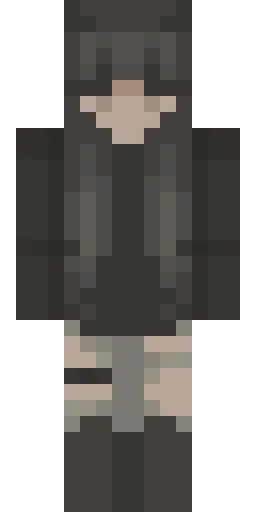 Тёмный скин Майнкрафт — скачать PNG бесплатно