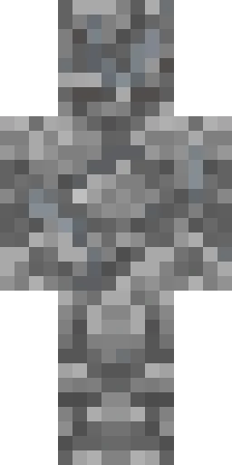Серый скин Майнкрафт — скачать PNG бесплатно