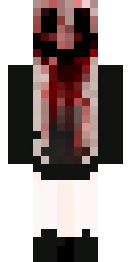 Страшный скин Майнкрафт — скачать PNG бесплатно
