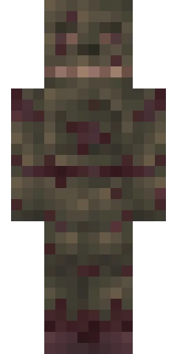 Страшный скин Майнкрафт — скачать PNG бесплатно