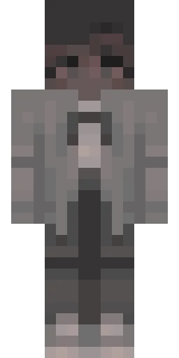 Серый скин Майнкрафт — скачать PNG бесплатно