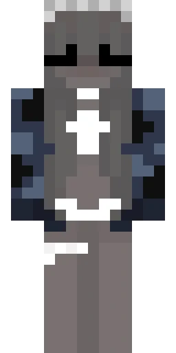 Белый скин Майнкрафт — скачать PNG бесплатно