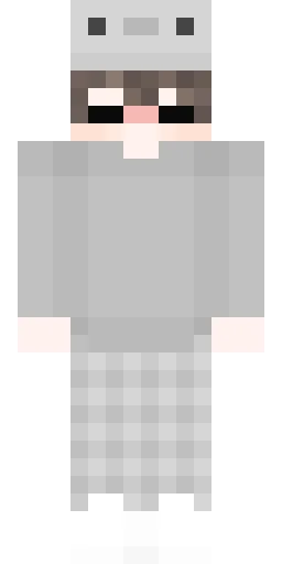 Серый скин Майнкрафт — скачать PNG бесплатно