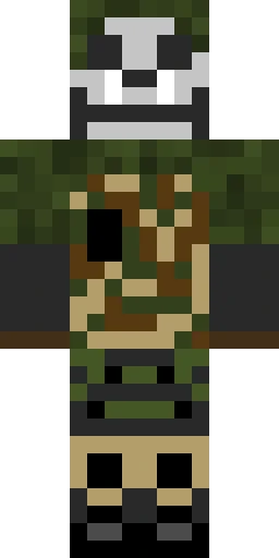 Страшный скин Майнкрафт — скачать PNG бесплатно