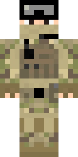 Военный скин Майнкрафт — скачать PNG бесплатно