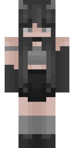 Серый скин Майнкрафт — скачать PNG бесплатно