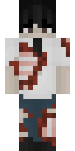 Страшный скин Майнкрафт — скачать PNG бесплатно