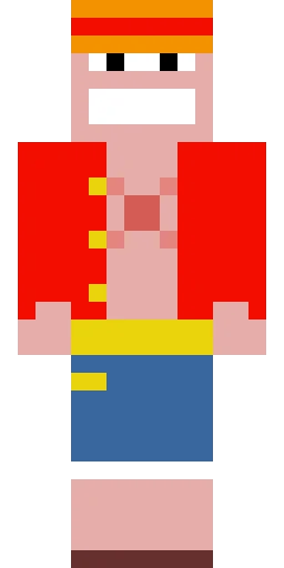 Аниме скин Майнкрафт — скачать PNG бесплатно