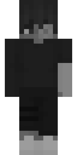 Серый скин Майнкрафт — скачать PNG бесплатно