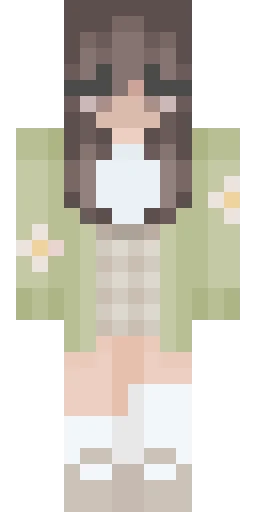 Зелёный скин Майнкрафт — скачать PNG бесплатно