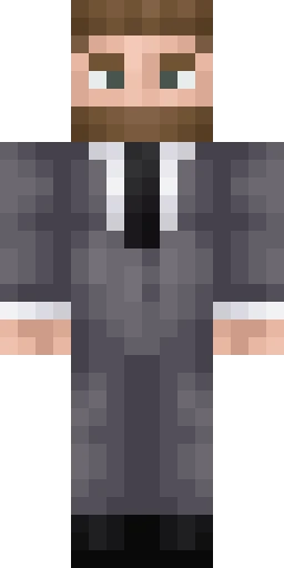В костюме скин Майнкрафт — скачать PNG бесплатно