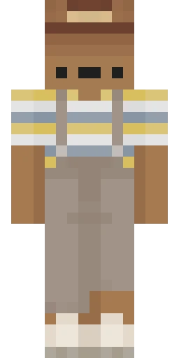 Жёлтый скин Майнкрафт — скачать PNG бесплатно