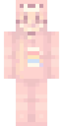 Радужный скин Майнкрафт — скачать PNG бесплатно